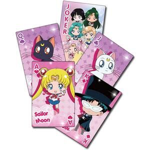 Sailor Moon Playing Cards Deck Cute Anime Kawaii Magical Gift Game Collectible